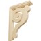 Ekena Millwork 1 1/2"W x 6"D x 8 1/2"H Bulwark Bracket, Maple BKT01X06X08BUMA - alternate 1